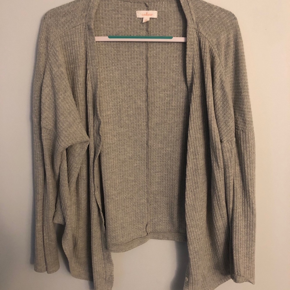 Gray Cardigan